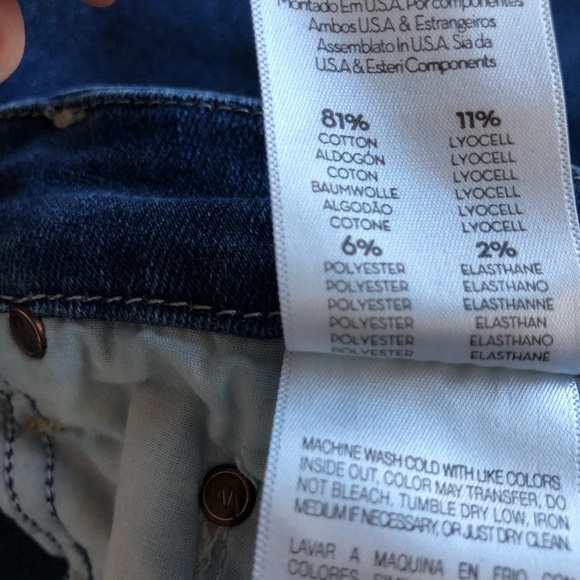 Mother High Waisted Looker Ankle Fray Wash Home Movies 27 - Picture 10 of 14